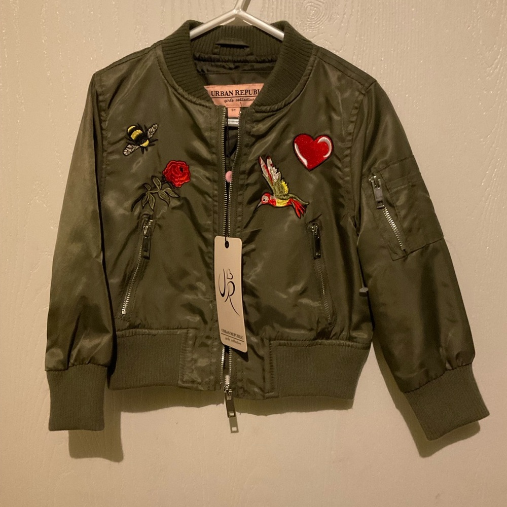 Littles Girls URBAN Republic NWT Bomber Jacket Sz 3T